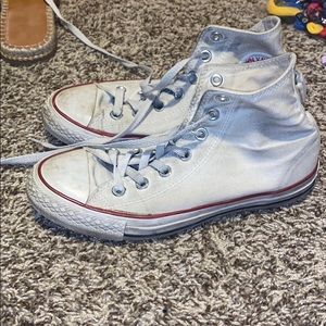 White high top converse